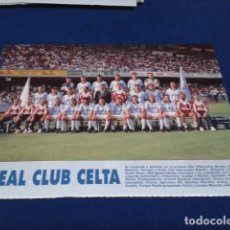 Coleccionismo deportivo: MINI POSTER LIGA 95 - 96 ( REAL CLUB CELTA ) + FICHAS DE LOS JUGADORES DEL SEVILLA F.C. . Lote 160882174