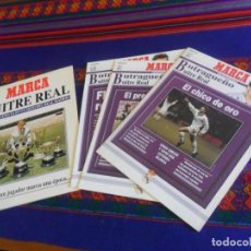 Coleccionismo deportivo: BUITRE REAL, BUTRAGUEÑO MITO DEL REAL MADRID 1 2 3 COMPLETA, SUELTA CON TAPAS. MARCA. AÑOS 90. MBE.. Lote 161660194
