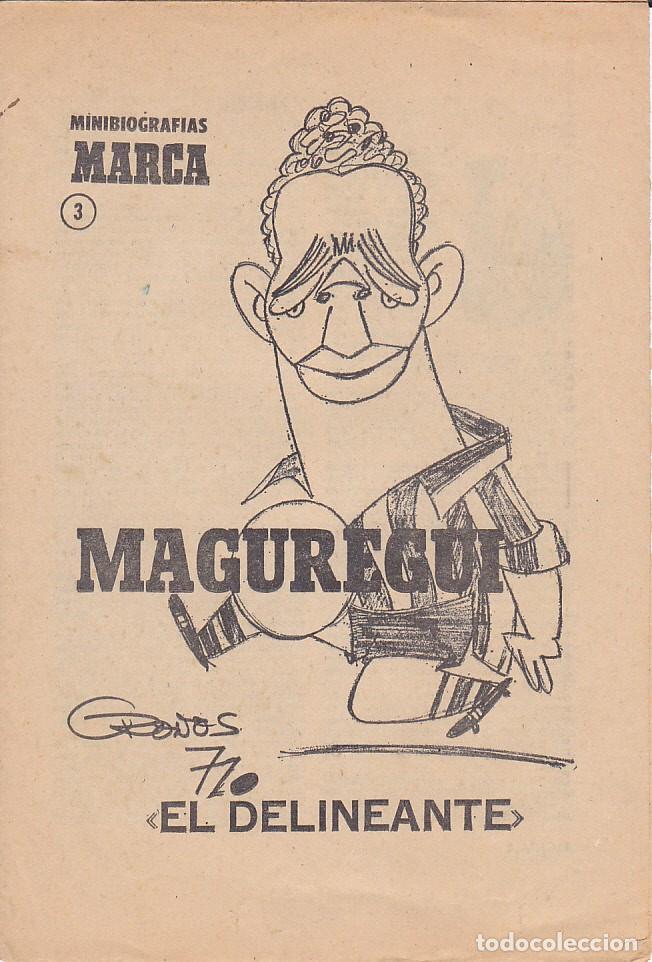 Coleccionismo deportivo: MINIBIOGRAFIAS MARCA MAGUREGUI - Foto 1