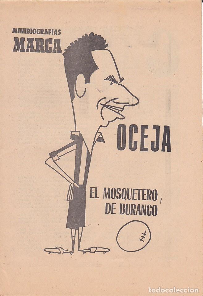 Coleccionismo deportivo: MINIBIOGRAFIAS MARCA OCEJA - Foto 1