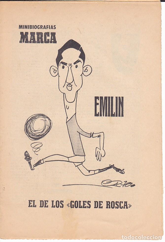 Coleccionismo deportivo: MINIBIOGRAFIAS MARCA EMILIN - Foto 1