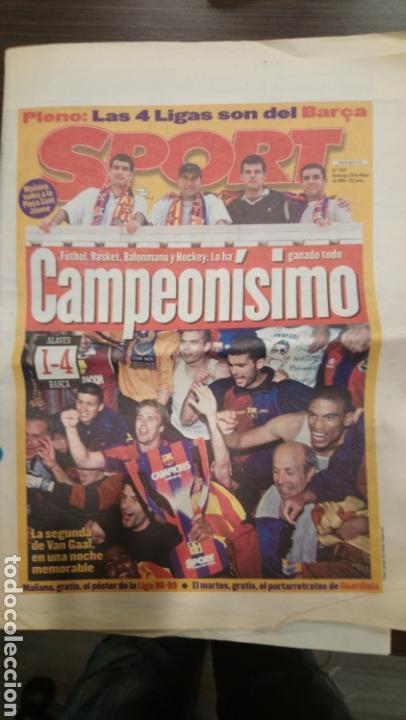 Coleccionismo deportivo: Sport. Campe&oacute;nisimo Barsa. 23/5/99.completo - Foto 1