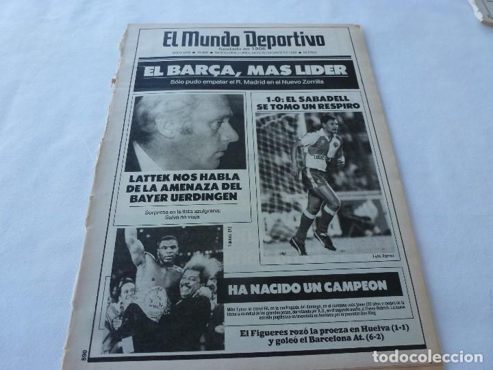 Coleccionismo deportivo: MUNDO DEPORTIVO(24-11-86)MIKE TYSON(BOXEO)EPI(BASKET)BAR&Ccedil;A-R.SOCIEDAD,BILBAO-ESPA&Ntilde;OL.