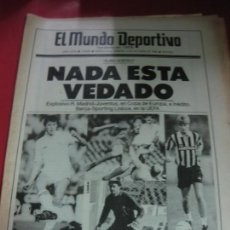 Coleccionismo deportivo: EL MUNDO DEPORTIVO Nº 19839. 4 OCTUBRE 1986. EURO-SORTEO R.MADRID JUVENTUS. BARÇA-SPORTING LISBOA. Lote 169173280