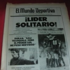 Coleccionismo deportivo: EL MUNDO DEPORTIVO Nº 19841. BARÇA LIDER SOLITARIO. NIETO, ADIOS CON CAIDA.. 6 OCTUBRE 1986 . Lote 169293376