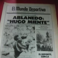 Coleccionismo deportivo: EL MUNDO DEPORTIVO Nº 19817. 12 SEPTIEMBRE 1986. BARÇA Y SABADELL. N'KONO. . Lote 169298132