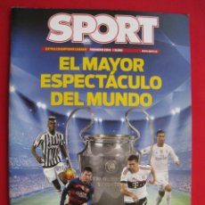 Coleccionismo deportivo: EXTRA CHAMPIONS LEAGUE - EL MAYOR ESPECTACULO DEL MUNDO - FEBRERO 2016 - SPORT.. Lote 173472859