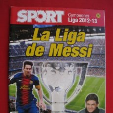 Coleccionismo deportivo: CAMPEONES LIGA 2012 / 13 - LA LIGA DE MESSI ....Y DE TITO - SPORT.. Lote 173474053