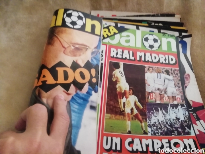 Coleccionismo deportivo: Don balon Extra Real Madrid 1975 - Foto 1