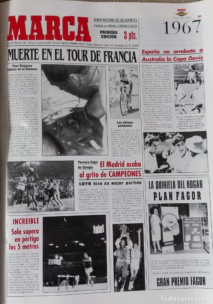 Coleccionismo deportivo: 60 A&ntilde;os con Marca - Foto 3
