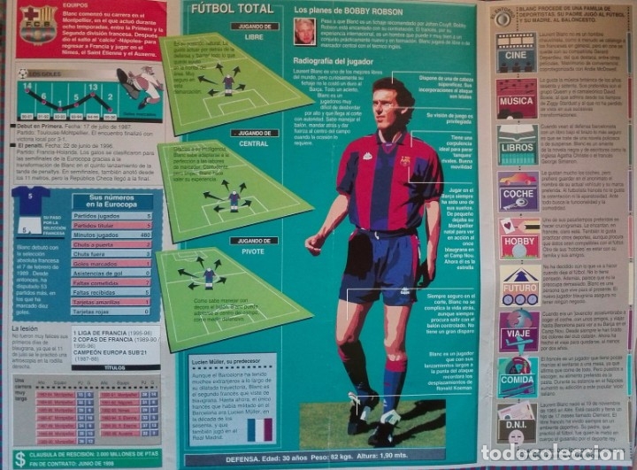 Coleccionismo deportivo: Laurent Blanc - Foto 2