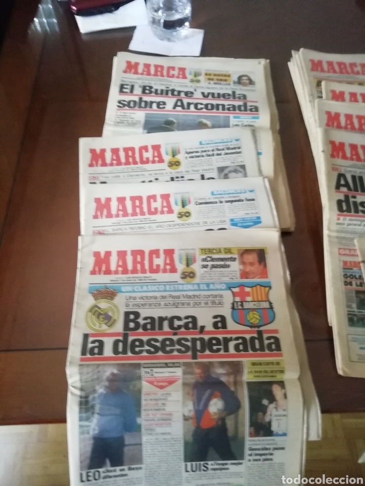 Collezionismo sportivo: Diarios marca a&ntilde;o 1988. 11 peri&oacute;dicos antiguos. Enero.