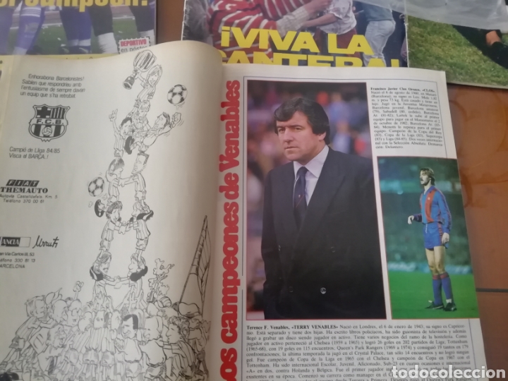 Coleccionismo deportivo: Don balon Extra 1985. Barca campe&oacute;n. - Foto 2