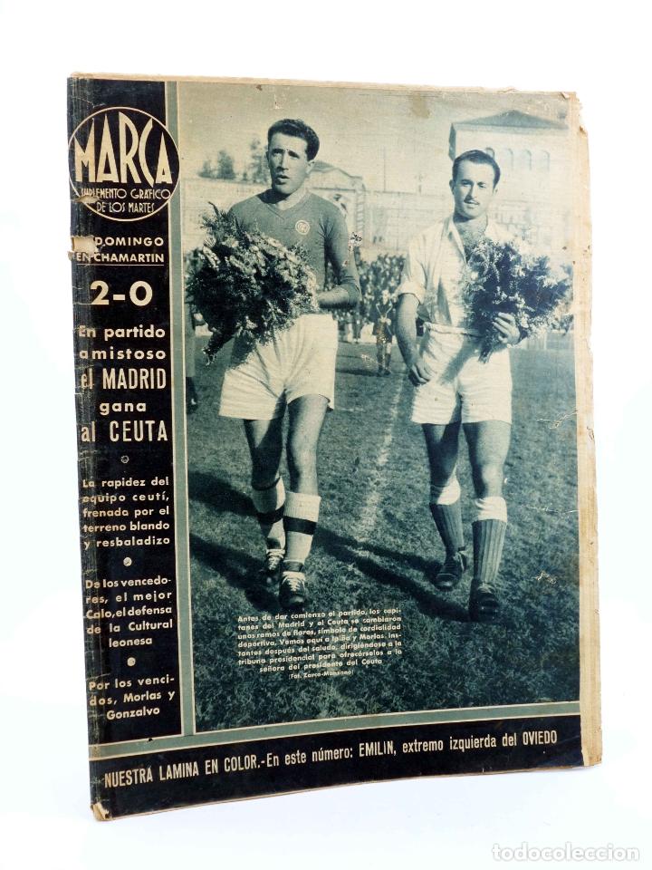 Collectionnisme sportif: MARCA, SUPLEMENTO GR&Aacute;FICO DE LOS MARTES N&ordm; 6. 5 de enero de 1942. (Vvaa) Marca, 1942