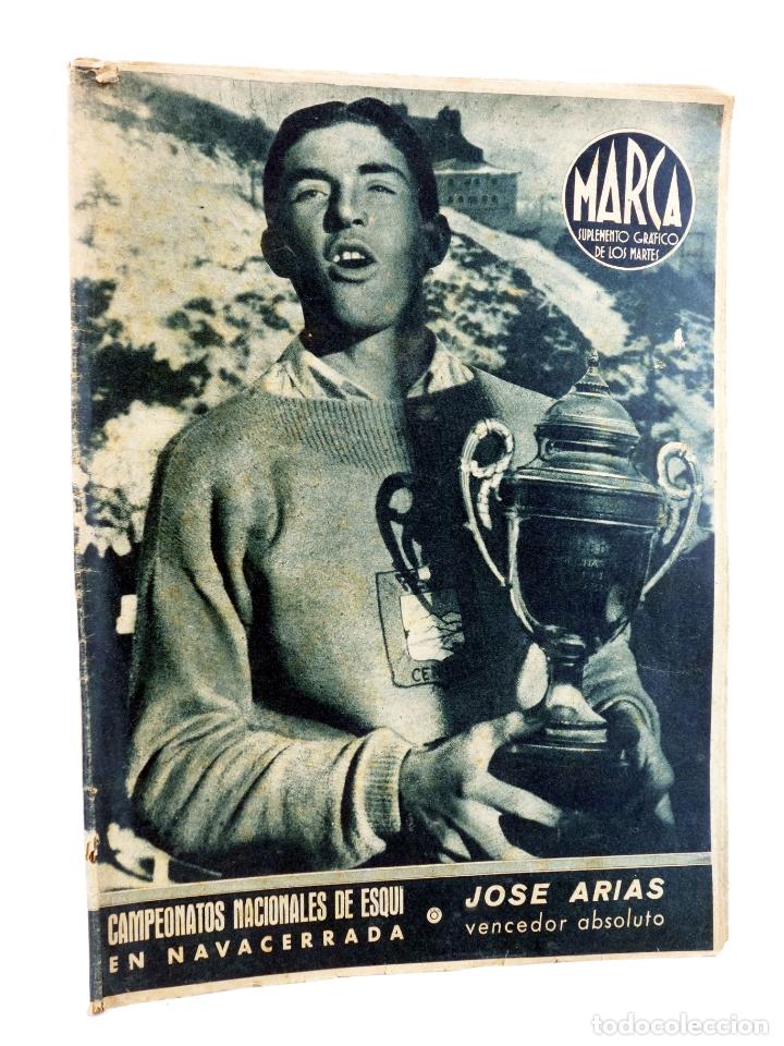 Collectionnisme sportif: MARCA, SUPLEMENTO GR&Aacute;FICO DE LOS MARTES N&ordm; 17. 23 de marzo de 1943. ESQUI: JOS&Eacute; ARIAS (Vvaa) 1943