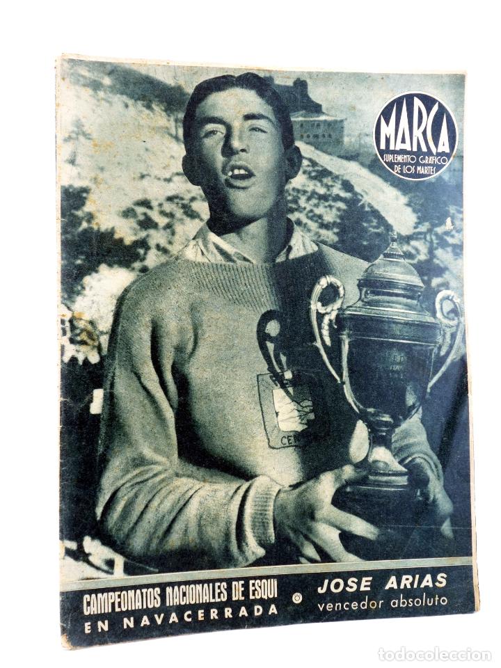 Collectionnisme sportif: MARCA, SUPLEMENTO GR&Aacute;FICO DE LOS MARTES N&ordm; 17. 23 de marzo de 1943. ESQUI: JOS&Eacute; ARIAS (Vvaa) 1943