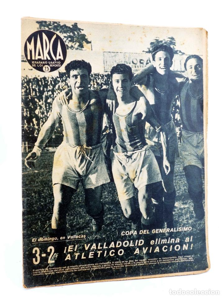 Collectionnisme sportif: MARCA, SEMANARIO GR&Aacute;FICO DE LOS DEPORTES N&ordm; 173. 2 de junio de 1942. COPA DEL GENERAL&Iacute;SIMO: VALLADOL