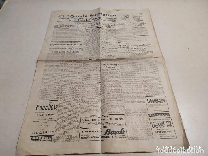 Colecionismo desportivo: EL MUNDO DEPORTIVOS N&ordm; 1721 - 8 AGOSTO 1927 - PREPARANDO LA IX VUELTA A CATALU&Ntilde;A