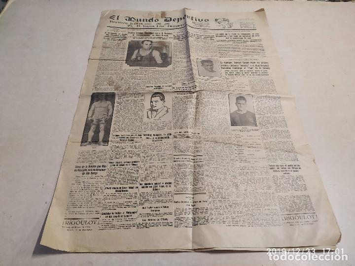 Colecionismo desportivo: EL MUNDO DEPORTIVOS N&ordm; 2047 - 20 FEBRERO 1929 - UZCUDUM