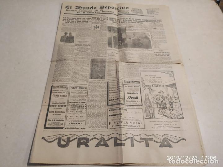 Colecionismo desportivo: EL MUNDO DEPORTIVOS N&ordm; 2298 - 4 NOVIEMBRE 1929 - EUROPA 5-ESPA&Ntilde;OL 1 - BARCELONA 4-J&Uacute;PITER 0 - TARTAK