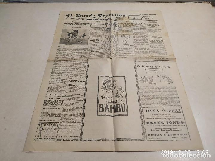 Colecionismo desportivo: EL MUNDO DEPORTIVOS N&ordm; 2891 - 24 JUNIO 1931 - BETIS-ATHL&Eacute;TIC BILBAO FINAL CAMPEONATO DE ESPA&Ntilde;A