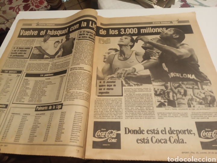 Coleccionismo deportivo: SPORT basket - Foto 2
