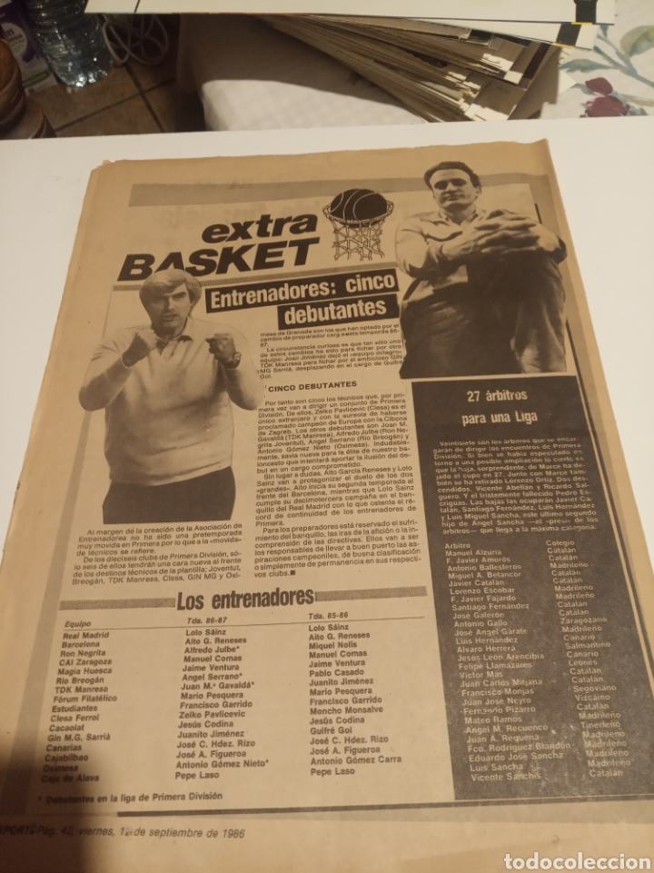 Coleccionismo deportivo: Sport basket - Foto 6