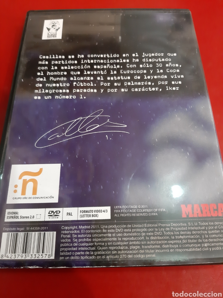 Coleccionismo deportivo: 2011 Marca Iker Casillas el n&uacute;mero 1 - Foto 2