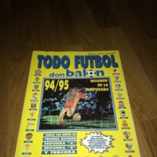 Coleccionismo deportivo: TODO FÚTBOL 94/95 - DON BALÓN - Nº 28. Lote 198943737