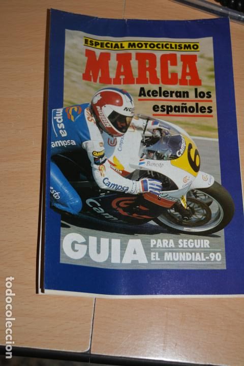 Collectionnisme sportif: GUIA MARCA MUNDIAL DE MOTOCILCISMO 1990