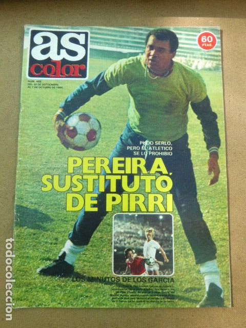 Collezionismo sportivo: SEMANARIO GRAFICO AS COLOR. N&ordm; 489. 7-10-1980. POSTER DE LA AGRUPACION DEPORTIVA ALMERIA