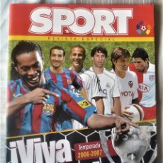 Coleccionismo deportivo: SUPLEMENTO ESPECIAL LIGA 2006-2007. DEL DIARIO SPORT. Lote 202539542