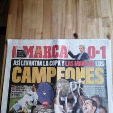 Coleccionismo deportivo: PERIODICO MARCA, REAL MADRID CAMPEON COPA DEL REY 2011. Lote 203224876