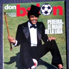 Collectionnisme sportif: DON BALON Nº84 MAYO 1977 FÚTBOL VINTAGE - PEREIRA ATLÉTICO DE MADRID - LOBO DIARTE VALENCIA CF. Lote 203572463