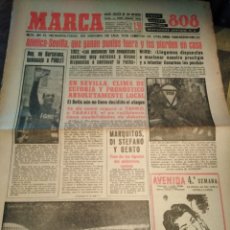 Coleccionismo deportivo: MARCA-18/12/60,HOYBEN BARCELONA HOMENAJE A POBLET,ATLÉTICO-SEVILLA,BETIS-MADRID,. Lote 204076818