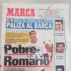 Coleccionismo deportivo: MARCA-25/8/94,PALIZA AL BARSA DEL VALENCIA 1-4,POBRE ROMARIO,EL FIN DE MARADONA,INDURAIN,FUTBOL DE V. Lote 204751023