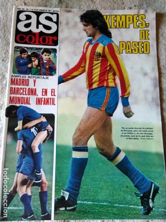 Coleccionismo deportivo: AS COLOR 509 KEMPES - Foto 1