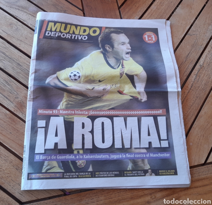 Sammelleidenschaft Sport: Mundo Deportivo 7 de mayo de 2009. Champions Barsa. N&deg; 28020