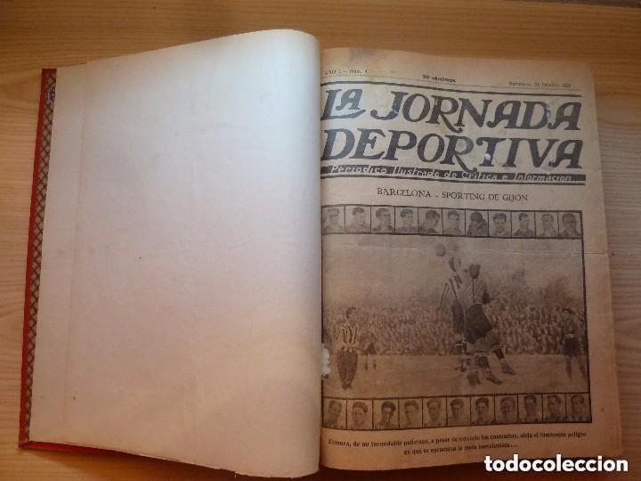 Coleccionismo deportivo: TOMO 1 48 NUMEROS DE LA REVISTA LA JORNADA DEPORTIVA FUTBOL BARCELONA - Foto 3 - 205776721