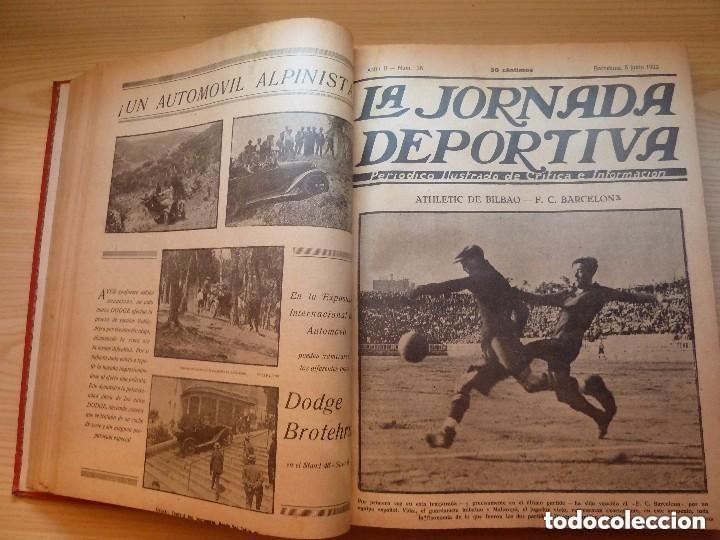 Coleccionismo deportivo: TOMO 1 48 NUMEROS DE LA REVISTA LA JORNADA DEPORTIVA FUTBOL BARCELONA - Foto 17 - 205776721