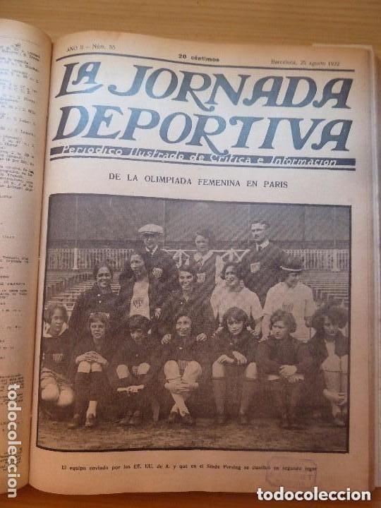 Coleccionismo deportivo: TOMO 1 48 NUMEROS DE LA REVISTA LA JORNADA DEPORTIVA FUTBOL BARCELONA - Foto 25 - 205776721
