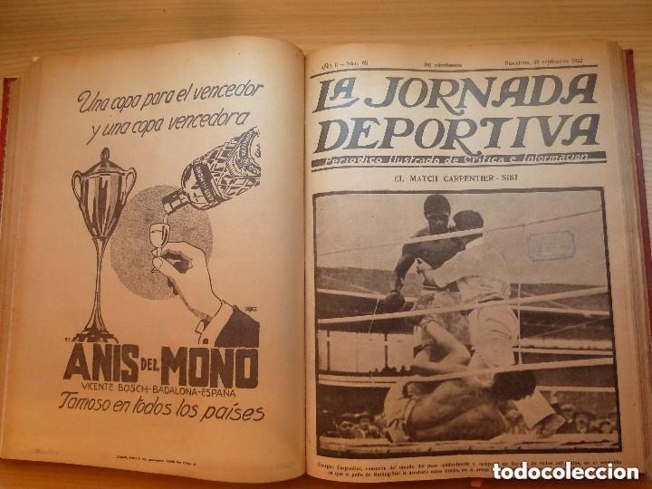 Coleccionismo deportivo: TOMO 1 48 NUMEROS DE LA REVISTA LA JORNADA DEPORTIVA FUTBOL BARCELONA - Foto 30 - 205776721
