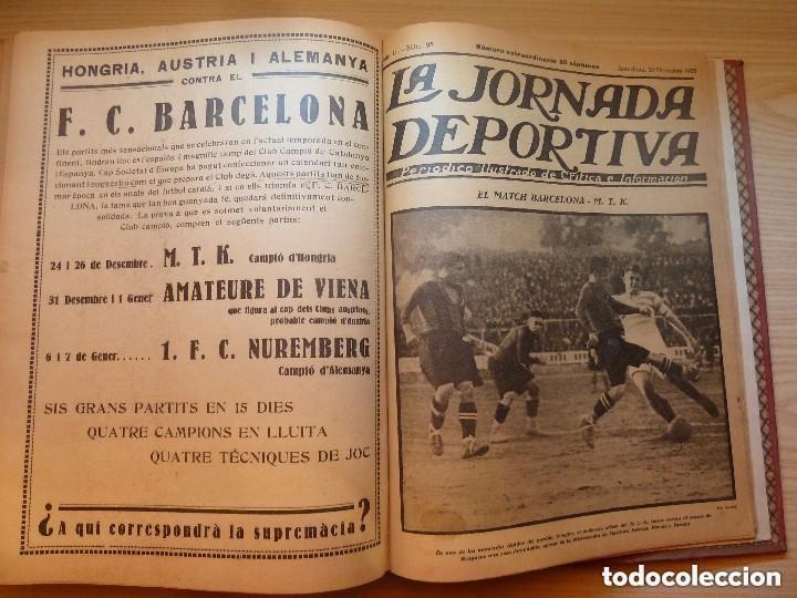 Coleccionismo deportivo: TOMO 1 48 NUMEROS DE LA REVISTA LA JORNADA DEPORTIVA FUTBOL BARCELONA - Foto 40 - 205776721