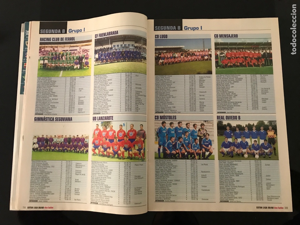 Magazine Don Balon Extra Liga 1999/2000 – Guide Présentation Championnat Espagnol – Italien