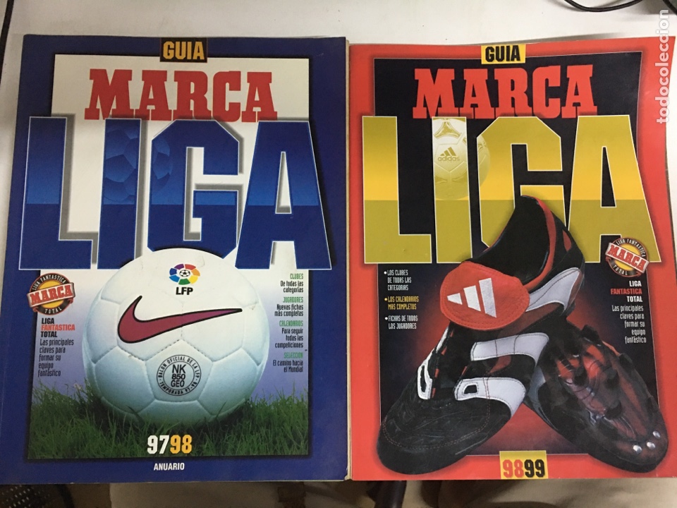 Collectionnisme sportif: 2 Gu&iacute;a Marca 97 98 y 98 99