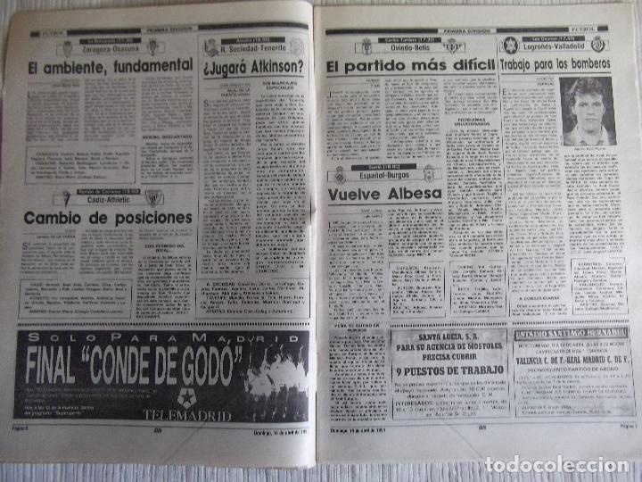 Coleccionismo deportivo: AS-1991-N&ordm;7440-DRAMATICO- - Foto 11
