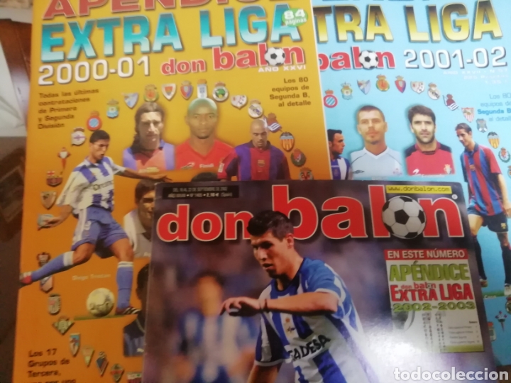 Coleccionismo deportivo: Extra ligas don balon. ap&eacute;ndices s 2001 2004 - Foto 1