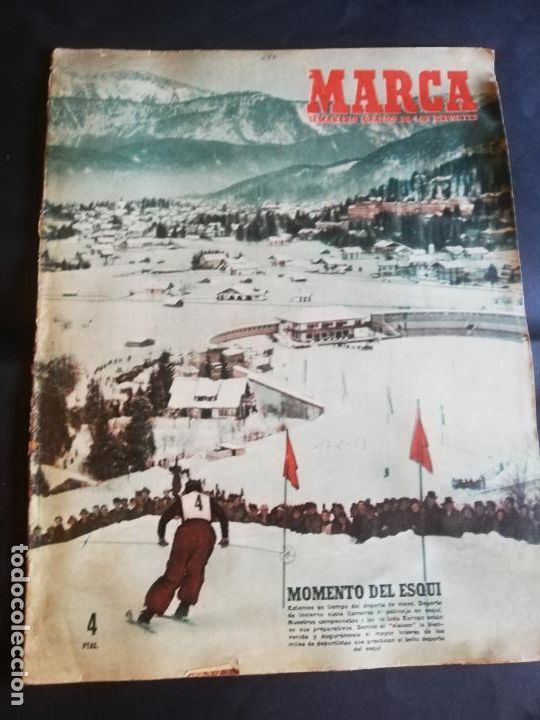 Sammelleidenschaft Sport: MARCA. SEMANARIO GRAFICO DE LOS DEPORTES. N&ordm; 533. A&Ntilde;O XII. 1953. ATLETICO VENCE AL SANTANDER. LEER.