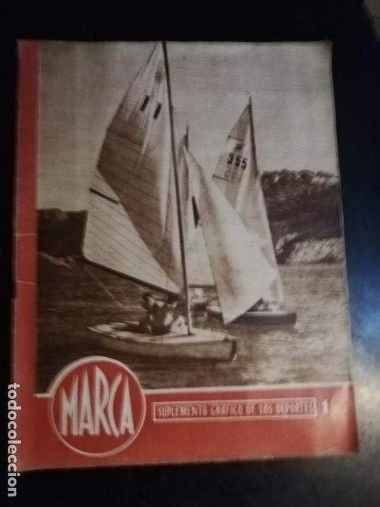 Sammelleidenschaft Sport: MARCA. SUPLEMENTO GRAFICO DE LOS DEPORTES. N&ordm; 146. A&Ntilde;O VI. 1945. LA VUELTA A CATALU&Ntilde;A. LEER,