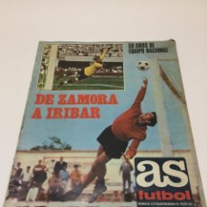Colecionismo desportivo: DE ZAMORA A IRIBAR AS FUTBOL. Lote 216444141